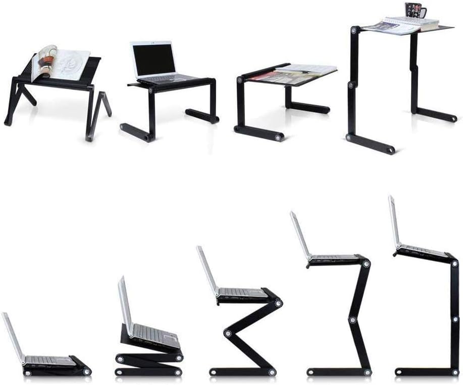 Laptop Ständer Höhenverstellbar, Faltbarer Laptop Stand aus Aluminiumlegierung Ergonomischer, Belüft