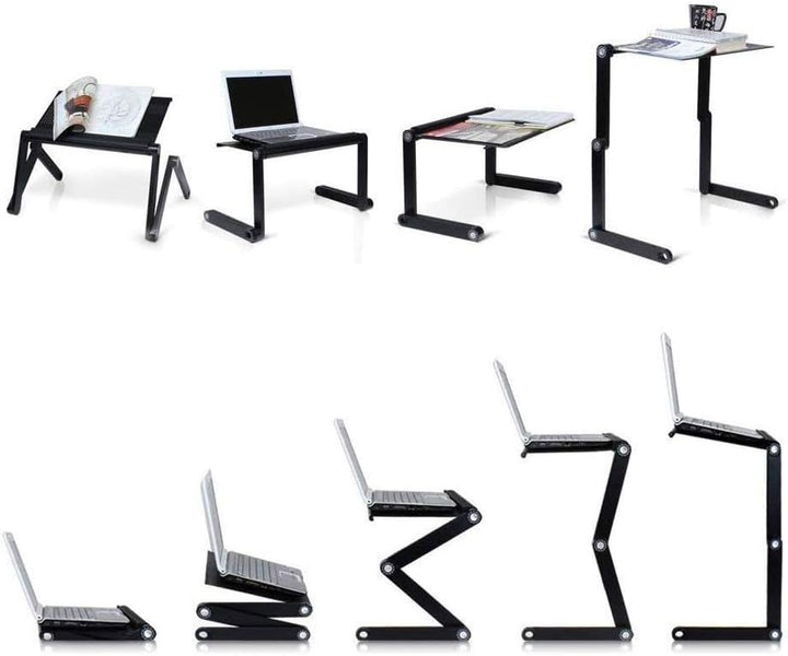 Laptop Ständer Höhenverstellbar, Faltbarer Laptop Stand aus Aluminiumlegierung Ergonomischer, Belüft