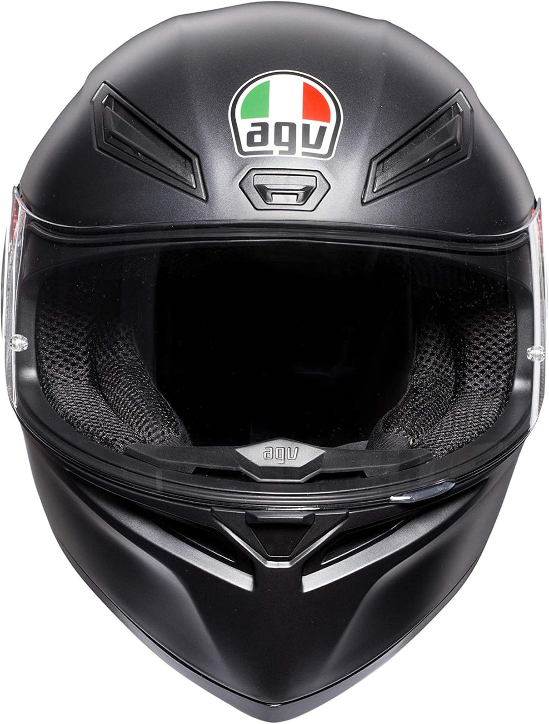 AGV K1 E2205 Helm, massiv, matt schwarz, Grösse MS Matt Schwarz MS, Matt Schwarz MS