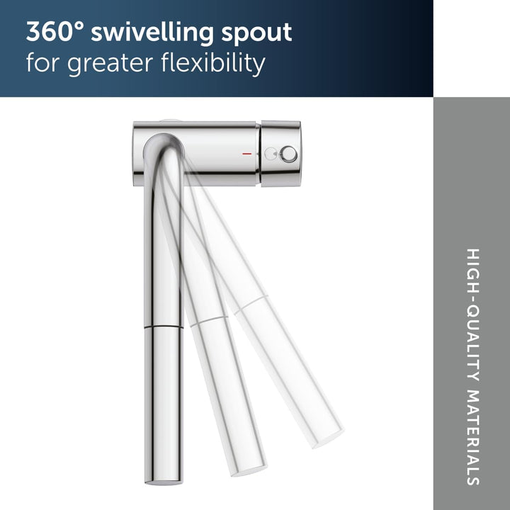 Ideal Standard B1960AA Ceraflex 1 tap Hole Brause und Wannenbatterie, Chrome, Single Lever Bath Show