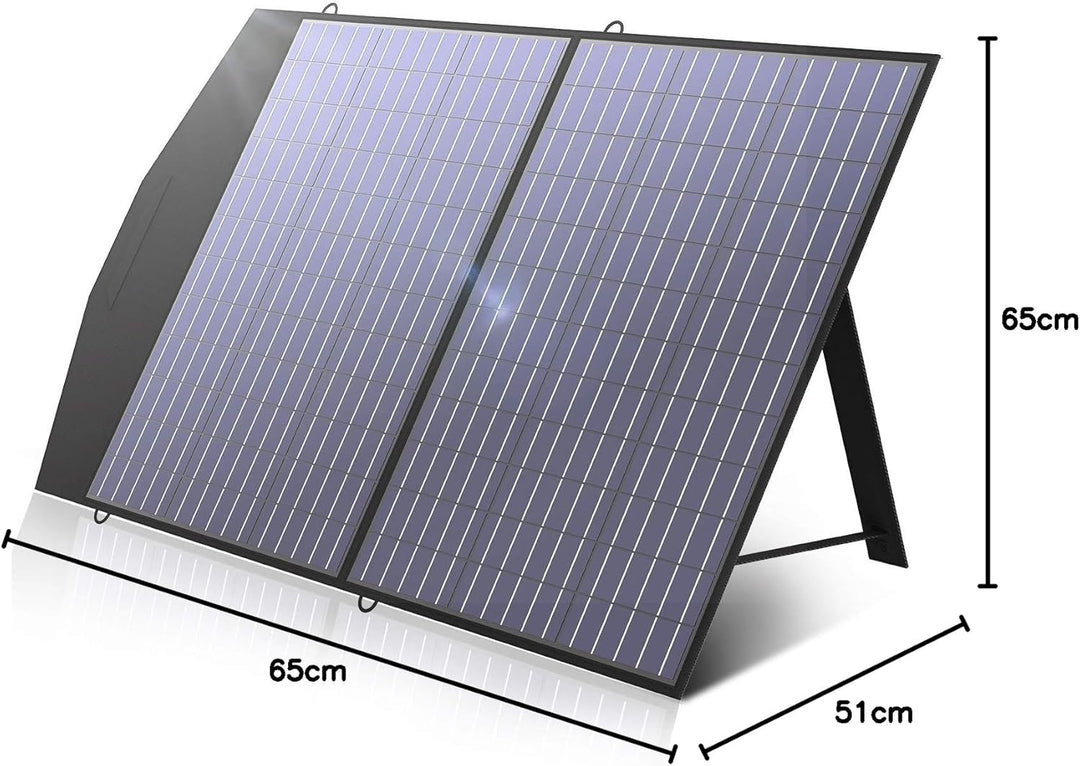 ALLPOWERS Faltbares Solarpanel 100W Solarmodul Speziell für Tragbare Powerstation und Outdoor Solarg