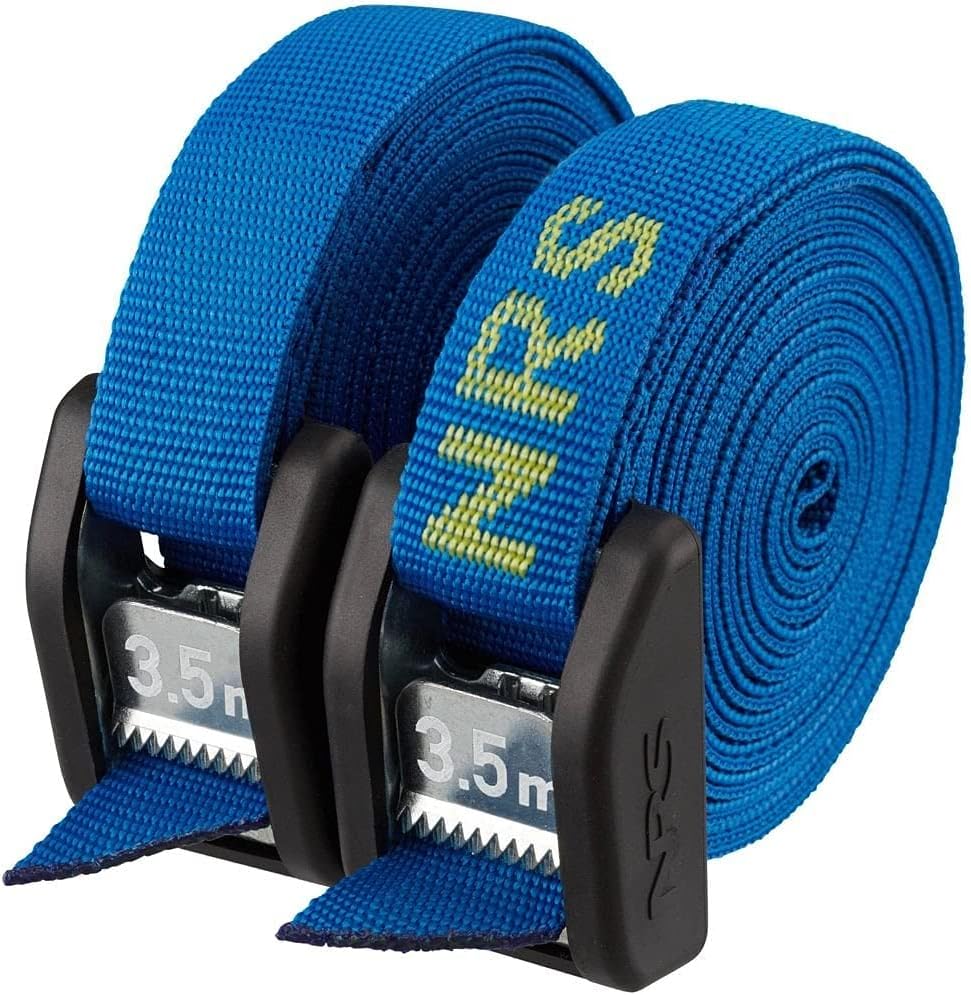 NRS Buckle Spanngurt mit Gummischutz Iconic Blue 4.5m, 4.5m