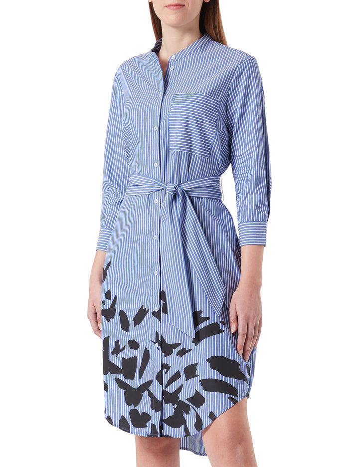 s.Oliver Damen Blusenkleid 42 Blau 50f0, 42 Blau 50f0