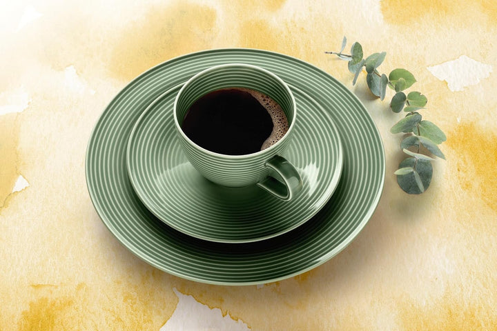 SELTMANN WEIDEN Kaffeeservice 18-teilig BTR - Beat - Form: Rund mit Rillenrelief - moderner Stil - S