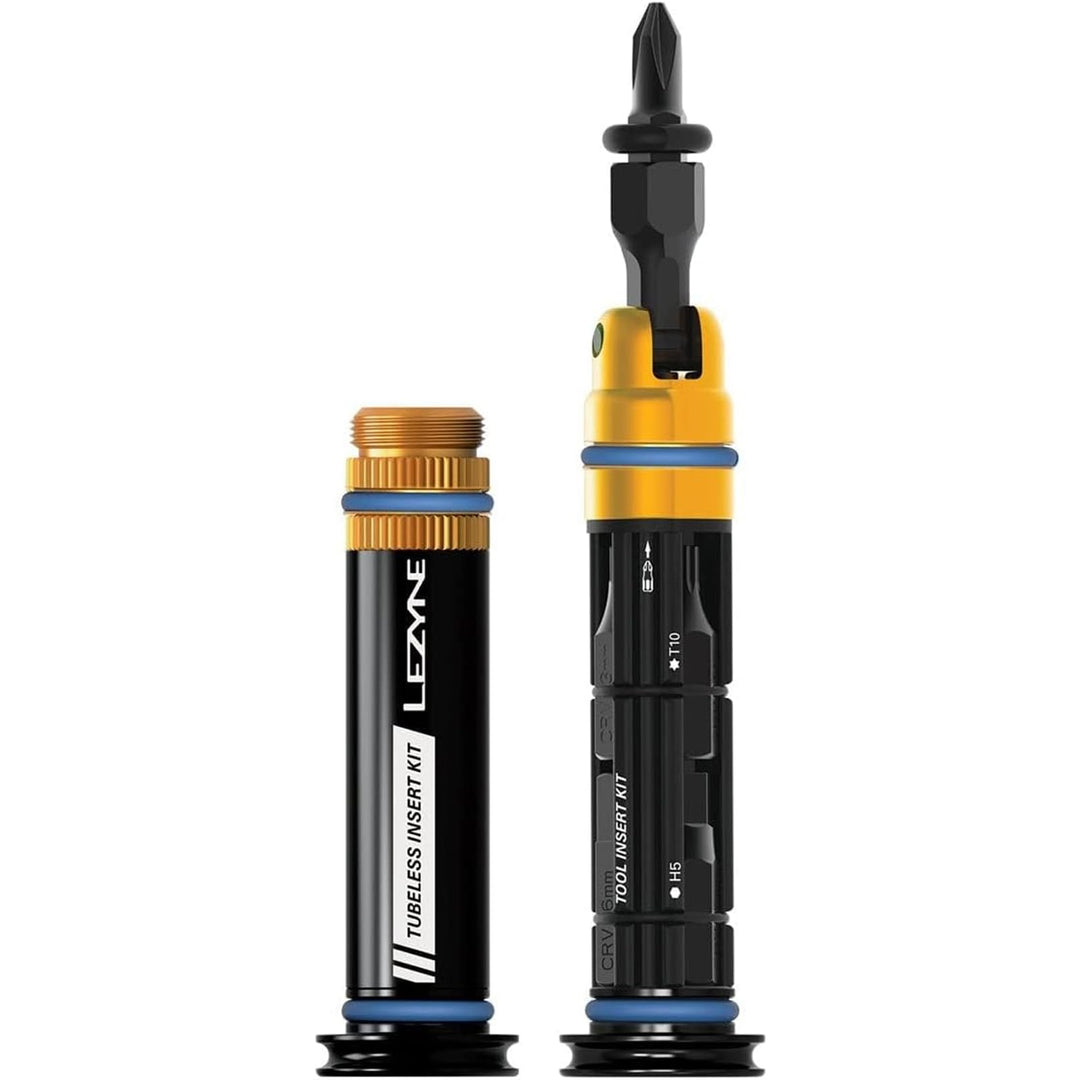 Lezyne Multitool inkl. Tubeless-Pannenkit Dual Insert Schwarz Gr. Schwarz Schwarz Medium, Schwarz Me