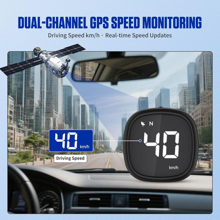 MR CARTOOL M30 Tacho GPS Geschwindigkeitsmesser Digital Neigungsmesser Auto Offroad mit Geschwindigk