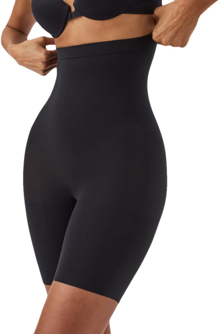 Spanx Damen Higher Power Short Waist Shapewear 1X Waist Shapewear Very Black, 1X Waist Shapewear Ver