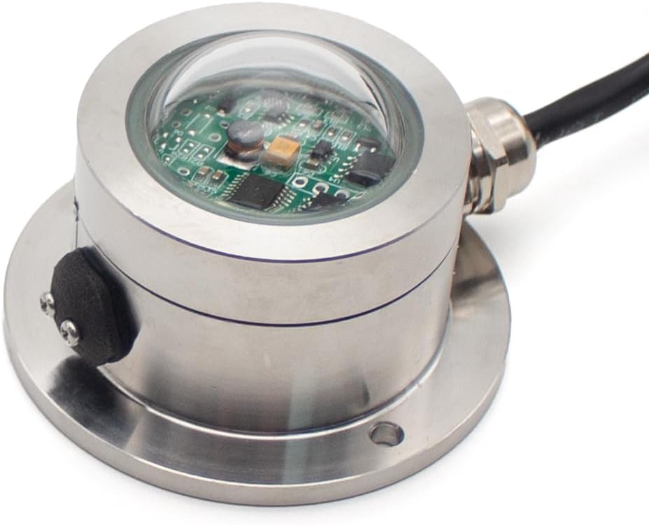 Optischer Regenmesser aus Edelstahl, RS485-Wetterstation, Zweikanal-Impuls-Regensensor – IP65, Niede