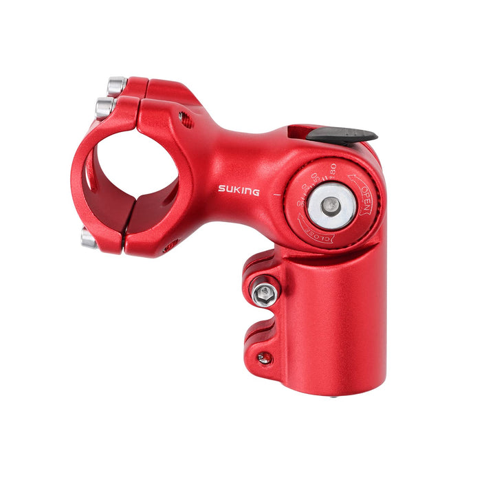 CYSKY Verstellbar Vorbau 31,8 60mm/80mm/93mm 0-90 Grad Verstellbar MTB Vorbau Lenker Vorbau Verstell