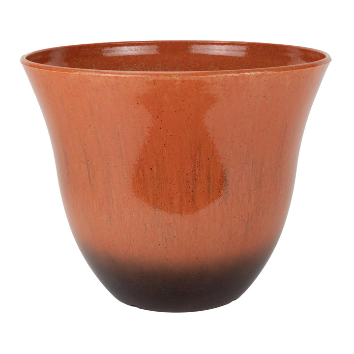 Classic Home and Garden Geissblatt, Blumentopf Pflanzer aus Harz, orangefarbene Glut, 33 cm 13 Inch