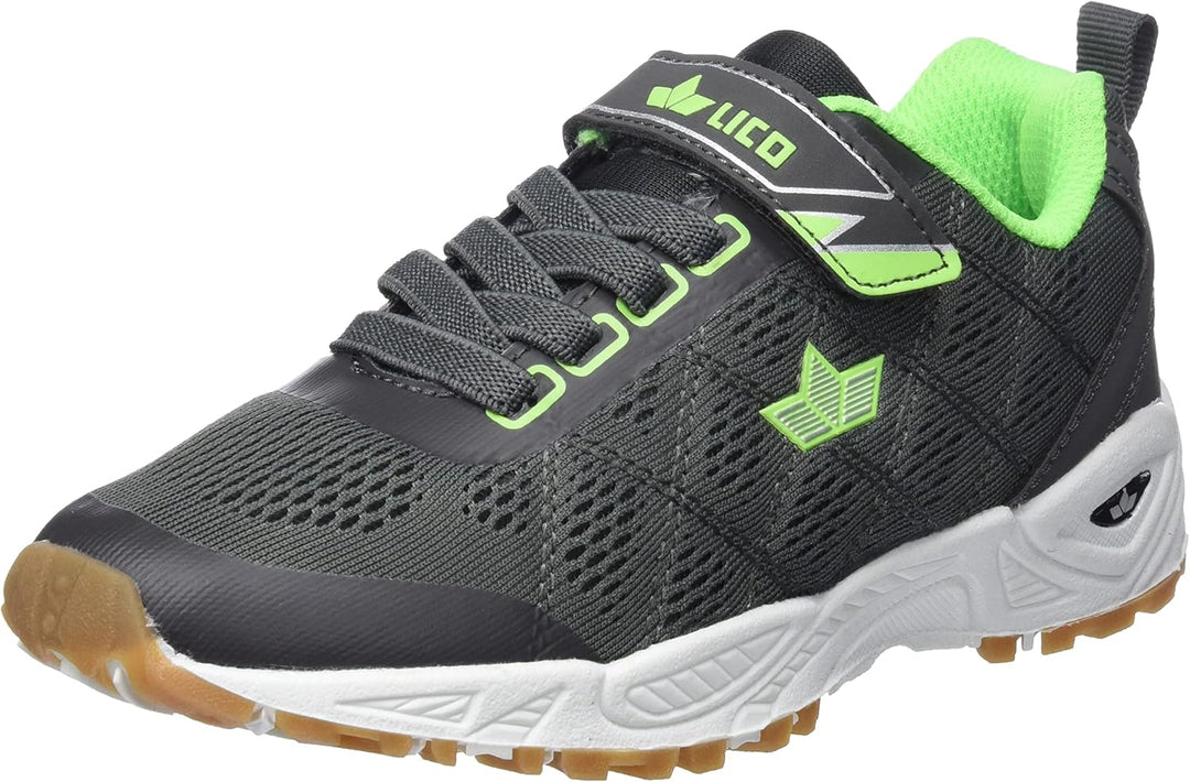 Lico Unisex Kinder Jackie Vs Sneaker, 27 EU Grau Lemon