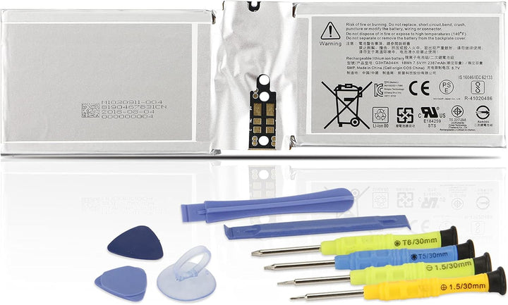 K KYUER 18Wh G3HTA020H G3HTA044H Laptop Tablette Akku für Microsoft Surface Book 1 1703 1704 1705 CR