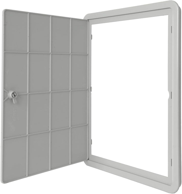 Die Belüftung si3040g-y Revisionsklappe aus ABS, grau, 320 x 420 mm Grau 320 x 420 mm Für den Einbau