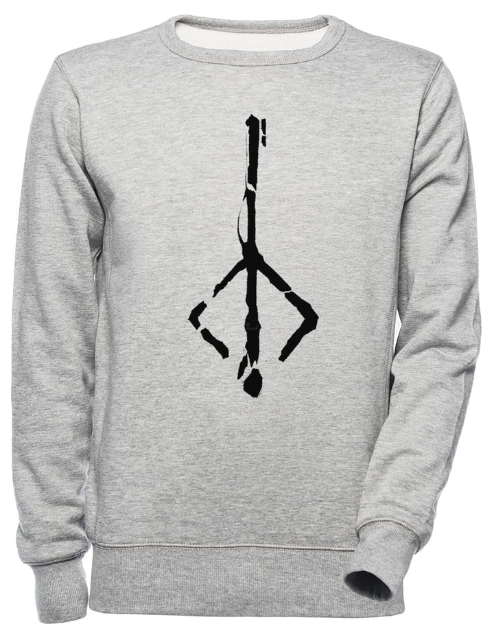 Luxogo Jäger Mark Bloodborne Unisex Grau Jumper Sweatshirt Herren Damen Unisex Grey Jumper Men's Wom