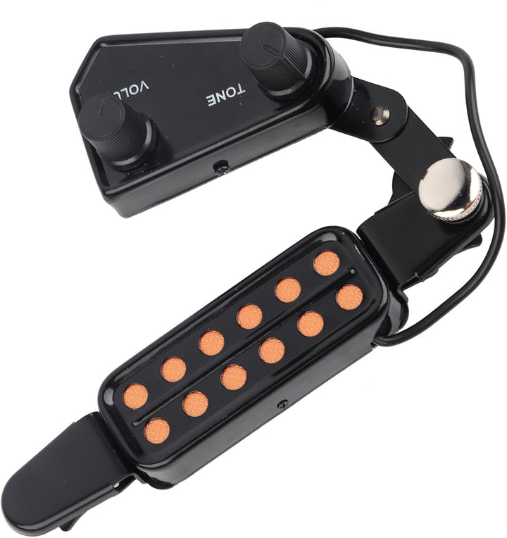 Magnetischer Tonabnehmer mit 12 Schalllöchern, Gitarren-Tonabnehmer, Akustikgitarren-Tonabnehmer, Gi