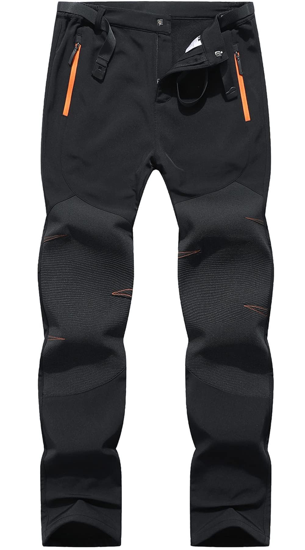 BenBoy Herren Wanderhose Wasserdicht Skihose Softshellhose Winddicht Outdoorhose Winter Warm Gefütte