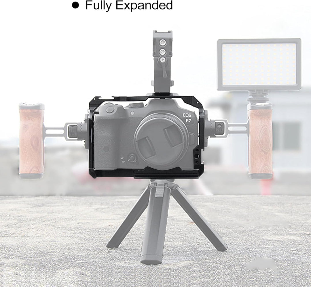 EOS R7 Kamerakäfig, EOS R7 Käfig für Canon EOS R7 Kameratasche Camera Rig Cold Shoe