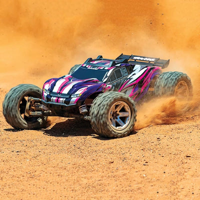 TRAXXAS RUSTLER 4X4 VXL PINK RTR OHNE AKKU/LADER 1/10 4WD Stadium Truck BRUSHLESS