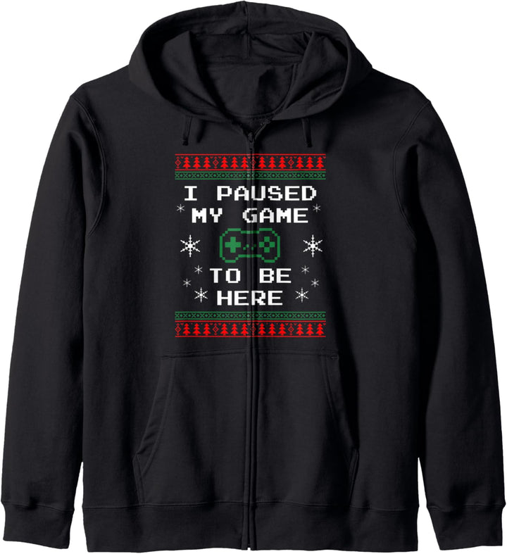 Weihnachten Gaming Ugly Christmas Lustig Gamer Geschenk Kapuzenjacke