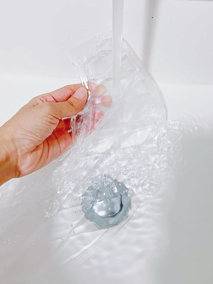 WC Sitzbezug Gel, Silikon Toilettensitz Auflage Waschbar, Selbstklebendes U-Form Toilettensitzkissen