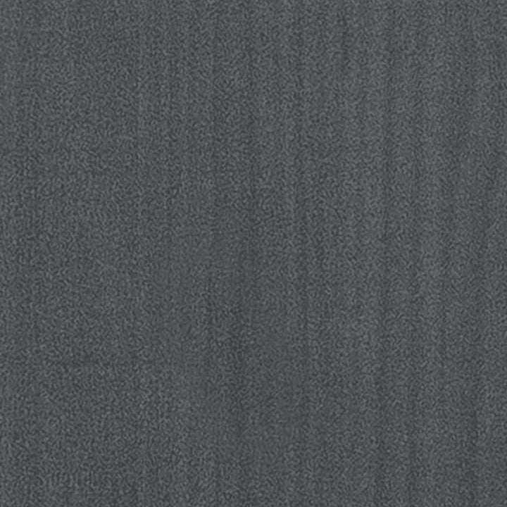homiuse TV-Schrank TV Lowboard Grau 70x33x42 cm Massivholz Kiefer TV Board Fernsehschrank Fernsehtis