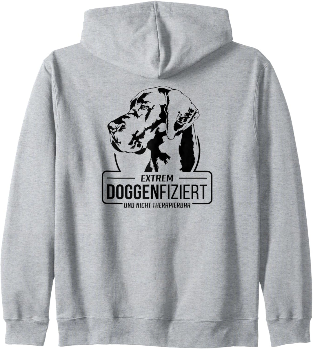 Lustige Deutsche Dogge Doggenfiziert Hunde Hundespruch Kapuzenjacke