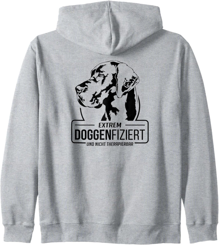 Lustige Deutsche Dogge Doggenfiziert Hunde Hundespruch Kapuzenjacke