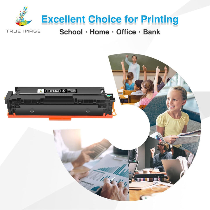 TRUE IMAGE Kompatibel Tonerkartusche als Ersatz für HP 205A MFP M181fw Toner Color LaserJet Pro M180