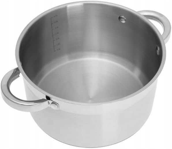 Topf Induktion Kochtopf, Edelstahl, mit Glasdeckel Dampfloch, unbeschichtet, für alle Herdarten, Spü