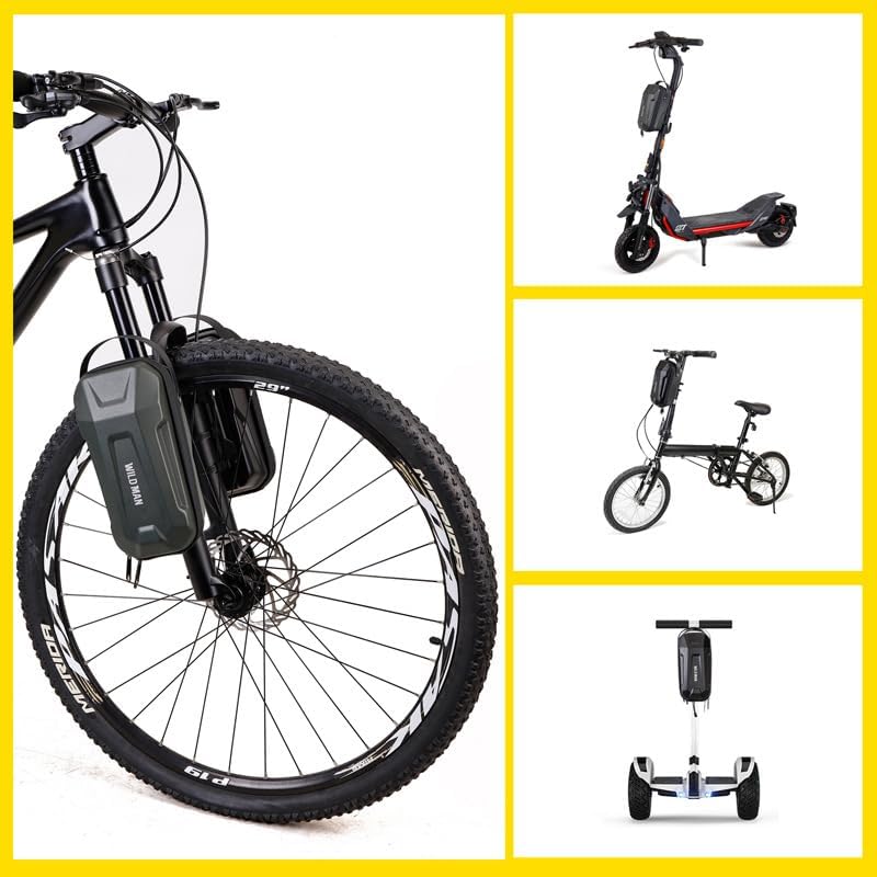 E Scooter Tasche für Roller, Grosse Kapazität Roller Tasche, wasserdichte Front Tube Bag, Vordertasc