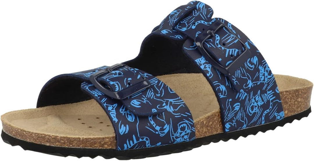 Geox Jungen J Ghita Boy Sandal 28 EU Schmal Navy, 28 EU Schmal Navy
