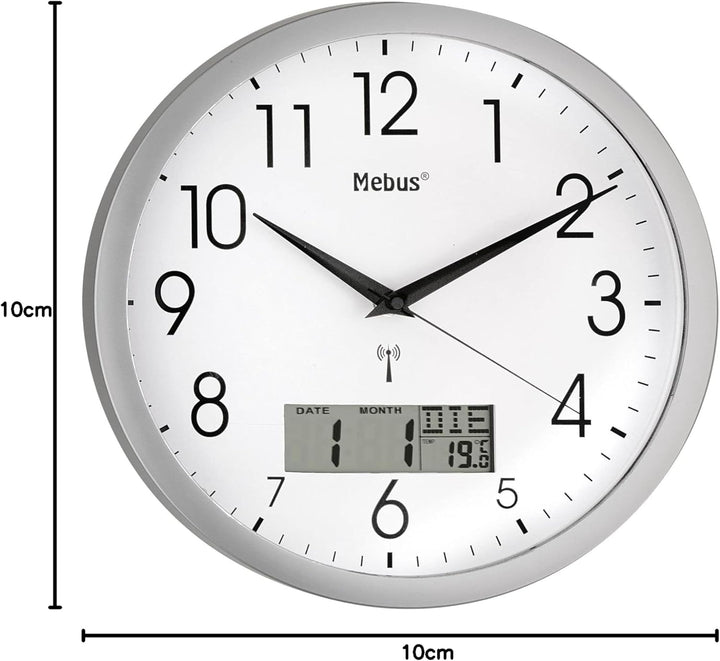 Mebus 19422 Funk-Wanduhr