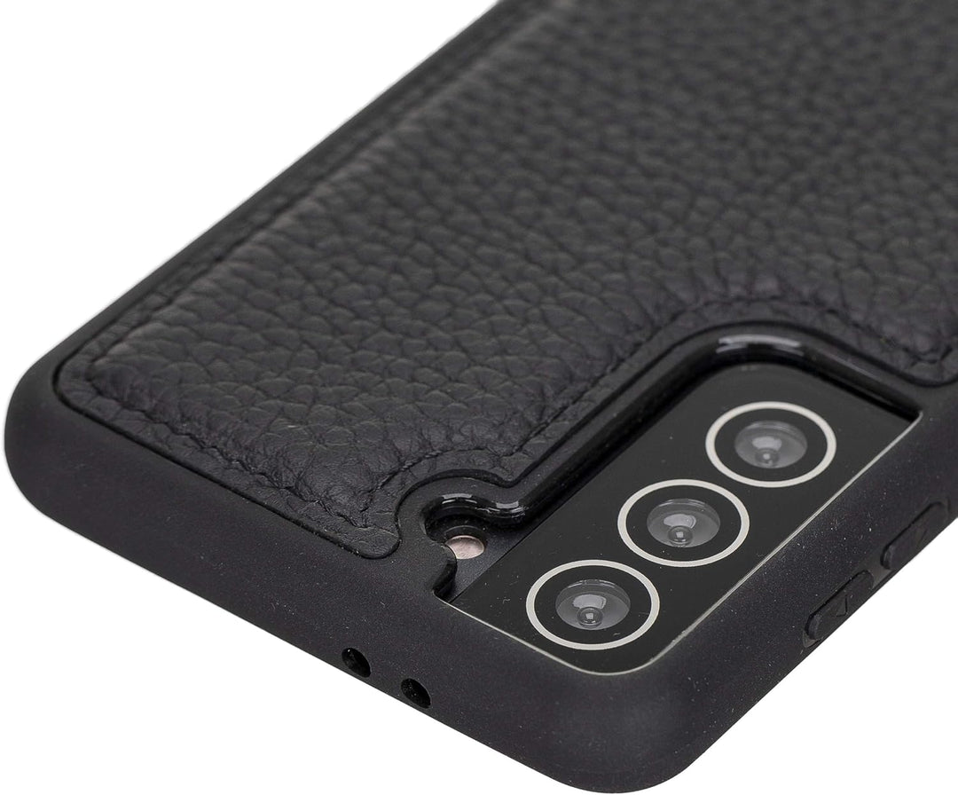 Solo Pelle Lederhülle für das Samsung Galaxy S21 5G in 6.2 Zoll Hülle aus echtem Leder, Model: Stanf
