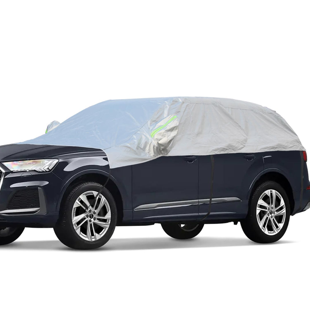 Halbgarage Auto Abdeckplane Wasserdicht Outdoor Verdickter Stoff mit Baumwolle gefüttert Autoabdecku