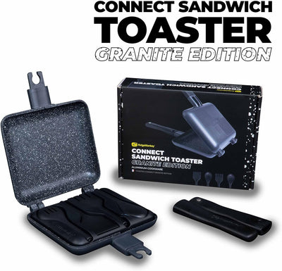 RidgeMonkey Connect Sandwich Toaster Granite Edition - Pfanne, Toaströster, Sandwichmaker Standard,