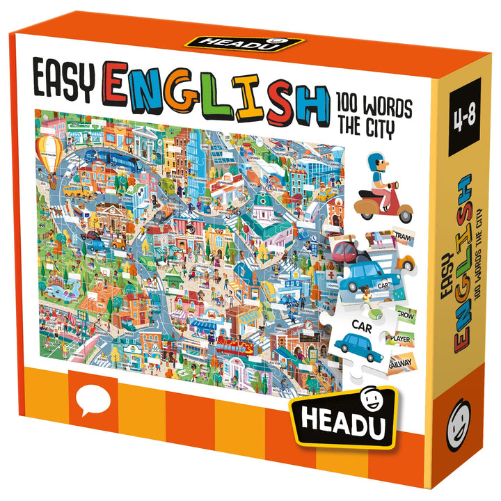 Headu Easy English 100 Words City Spielen und Lernen sofort mit Einer effektiven Methode It21000 Ler