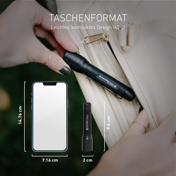 Ledlenser P3 Core | 2021 | LED Taschenlampe | Advanced Focus System | 90 Lumen | Bis zu 6 Std. Laufz