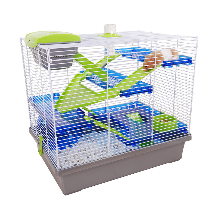 Rosewood 19176 Hamsterkäfig Pico - X-Large, Silber silber XL (1er Pack), silber XL (1er Pack)