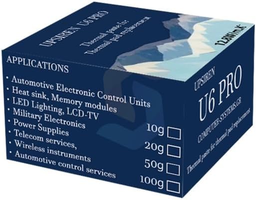 Original UPSIREN U6 PRO 100 g Thermospachtel für VGA-GPU-IC-Prozessor, schnelle Kühlung, Wärmeleitpa