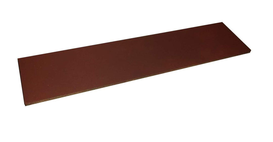 XXL Lederabziehriemen, Abziehleder 30cm x 7cm (Leder Natur, XXL mit rotem Eisenoxid behandelt), Lede