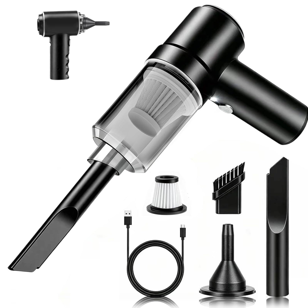 Handsauger, Portable Sauger Mini, 20000PA Leistung, Super leistungsstarke 4-in-1 Multifunktion, Geei