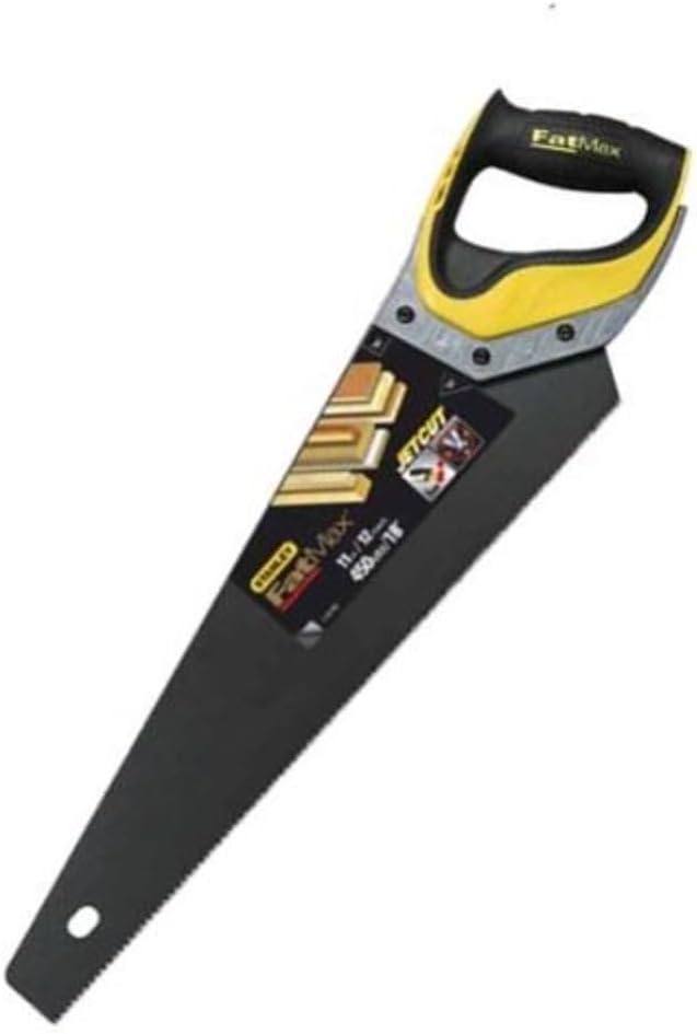 Stanley FatMax Gen2 Appliflon Handsäge (450 mm Länge, 11 Zähne/Inch, 1 mm Klingenbreite, Tri-Materia