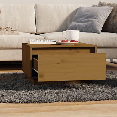 FIRBNUS 55x56x32 cm Couch Tisch Wohnzimmertisch Holz Beistelltisch Stilvollen Kleiner Tisch Wohnzimm