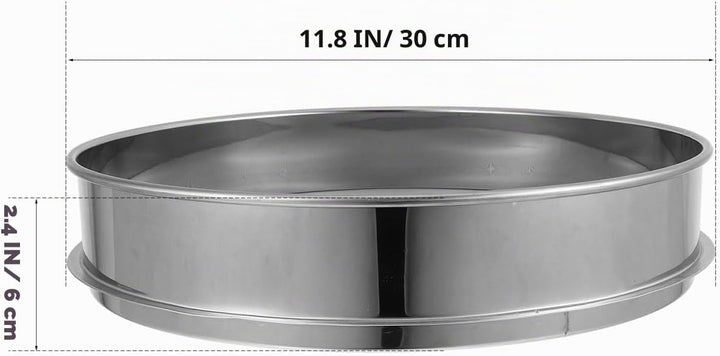 BESTOMZ Edelstahl Kräuter Pollen Hash Extractor stapelbar Sichter 100 Mikron Shaker