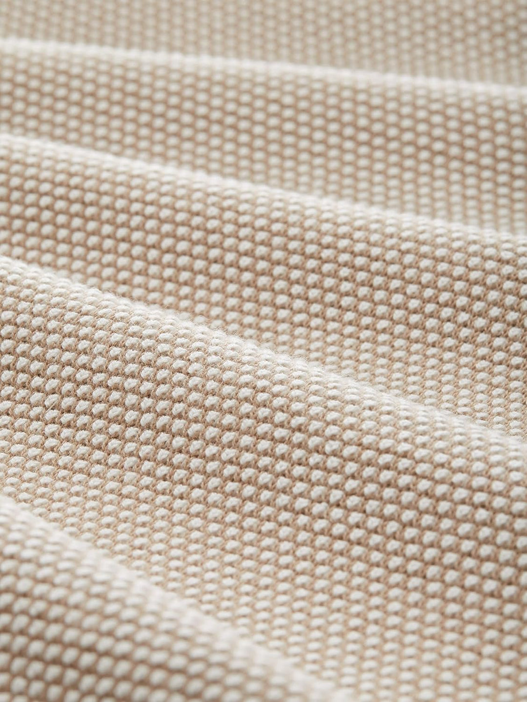 TOM TAILOR Damen Strickpullover aus Bio-Baumwolle XS 30438 - Beige Bubble Structure, XS 30438 - Beig