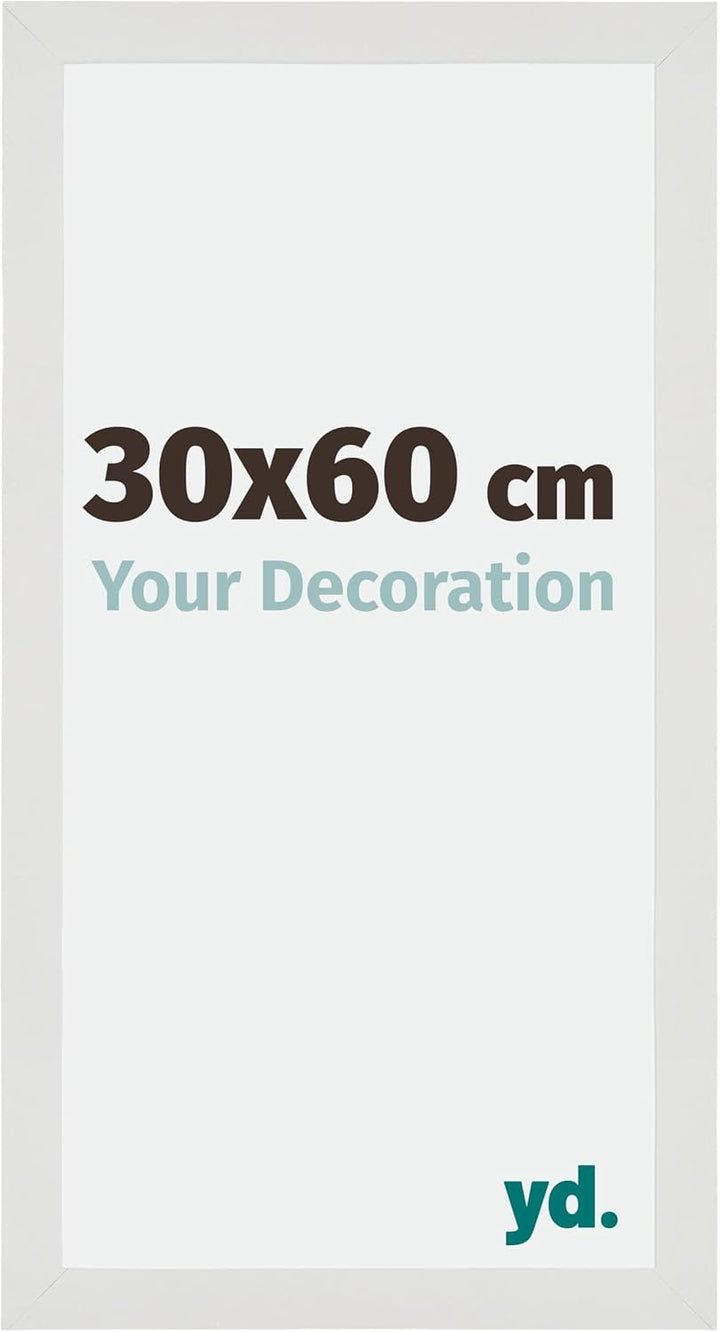 yd. Your Decoration - Bilderrahmen 30x60 cm - Bilderrahmen aus MDF mit Acrylglas - Antireflex - Ausg
