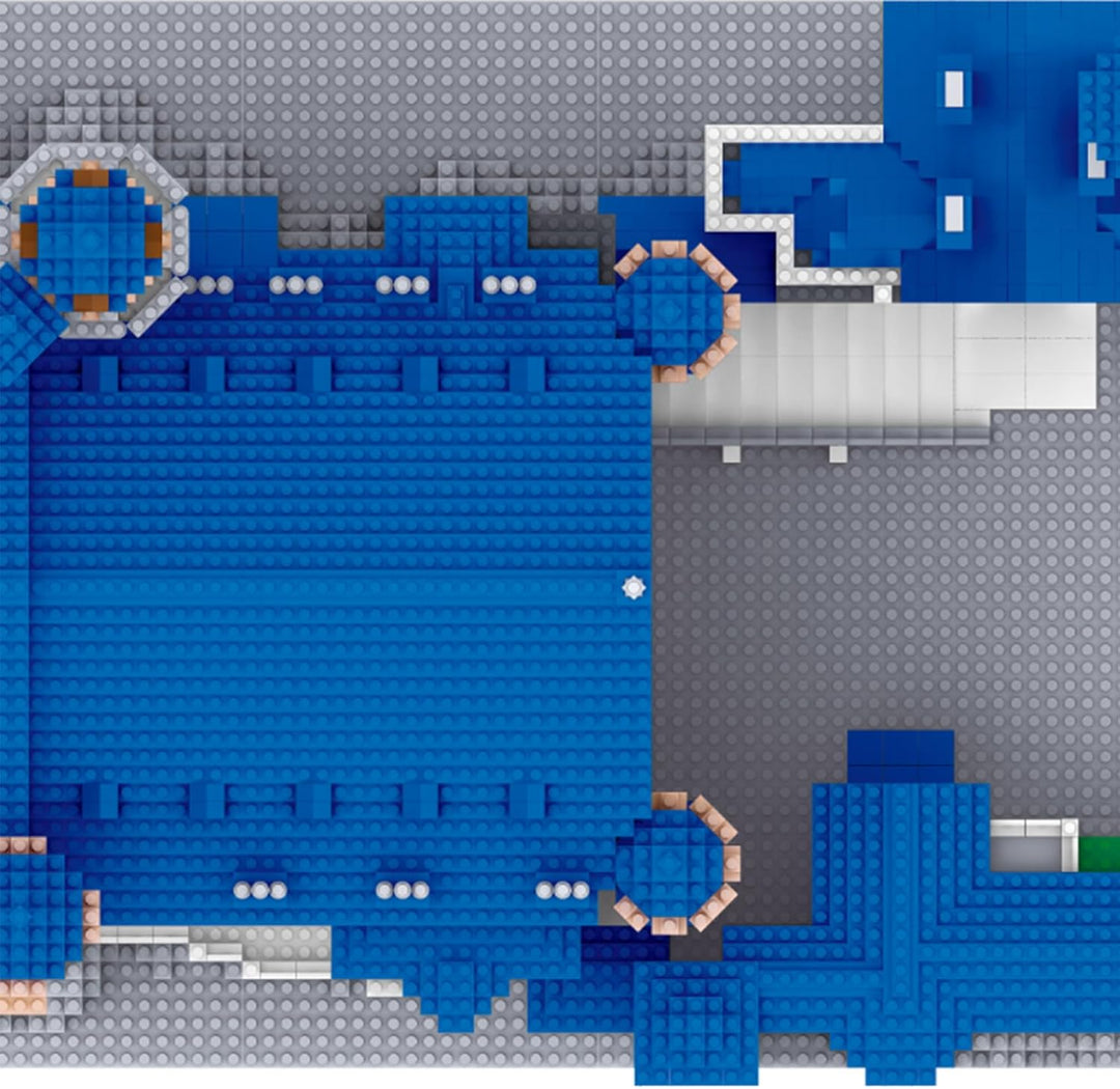 LULUFUN Baustein-Set, Mini Bausatz, berühmte Architektur Mini Block Set, Spielzeug Geschenke für Erw