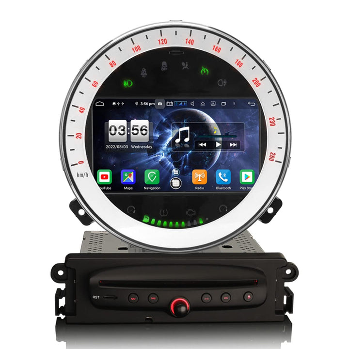 Erisin Android 12 7 Zoll 4GB RAM+64GB ROM 8-Kern Autoradio Mit GPS Navi für BMW Mini Cooper Unterstü