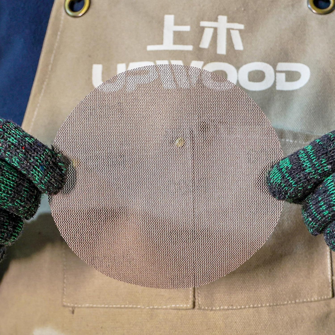 UPWOOD Schleifgitter 50 Stück 150mm Klett Körnung 150, Zum staubfreien Schleifen von Karosserie, Hol