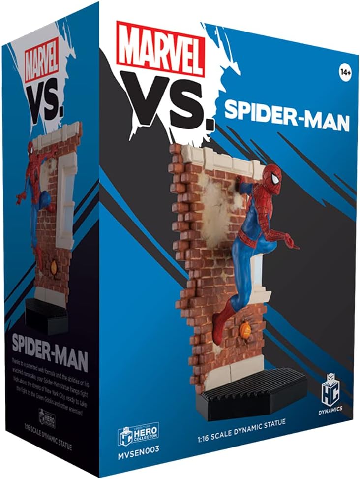 Eaglemoss MVSEN003 30600604122 Abbildung Spider-Man Kampf Pose Massstab 1:18, Bunt, único